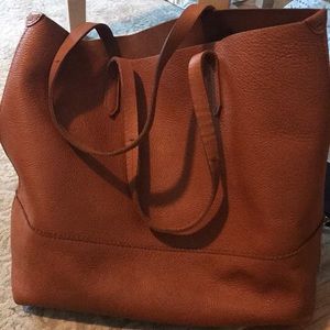 JCrew leather tote